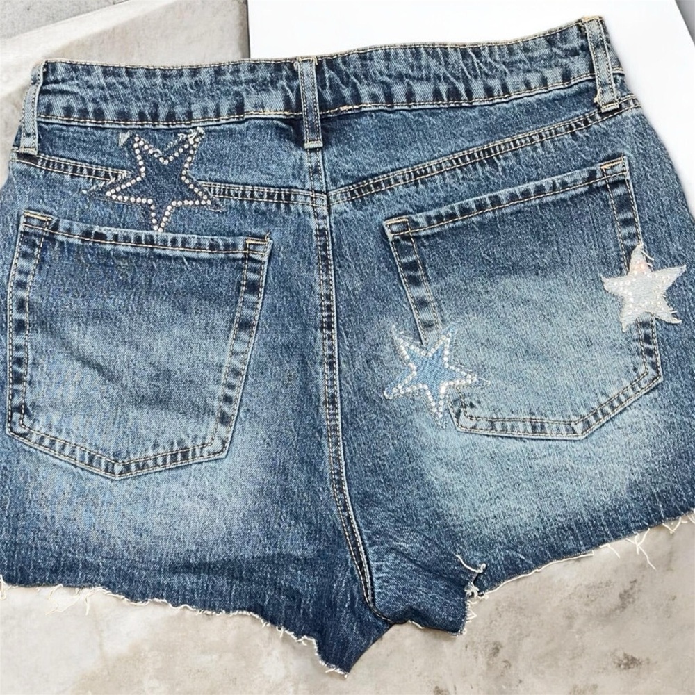 Denim Blue Women's Shorts - Picture 2 of 2